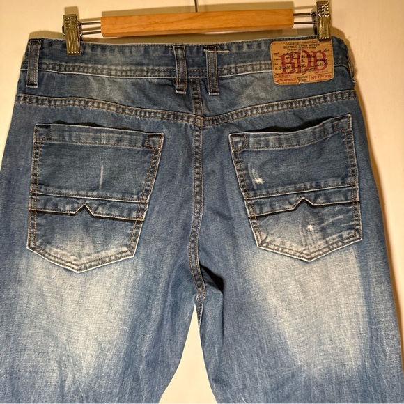 Buffalo David Bitton BDB Denim Blue Jeans Ruffler Basic | 32Wx32L - Picture 7 of 12